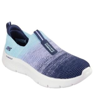 Skechers Blue Gradient Slip-On Sneakers Sz 8.5